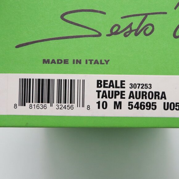 Sesto Meucci Womens Sz 10 Gray Taupe Slip On Suede Shoes Beale Made in Italy - Picture 11 of 11